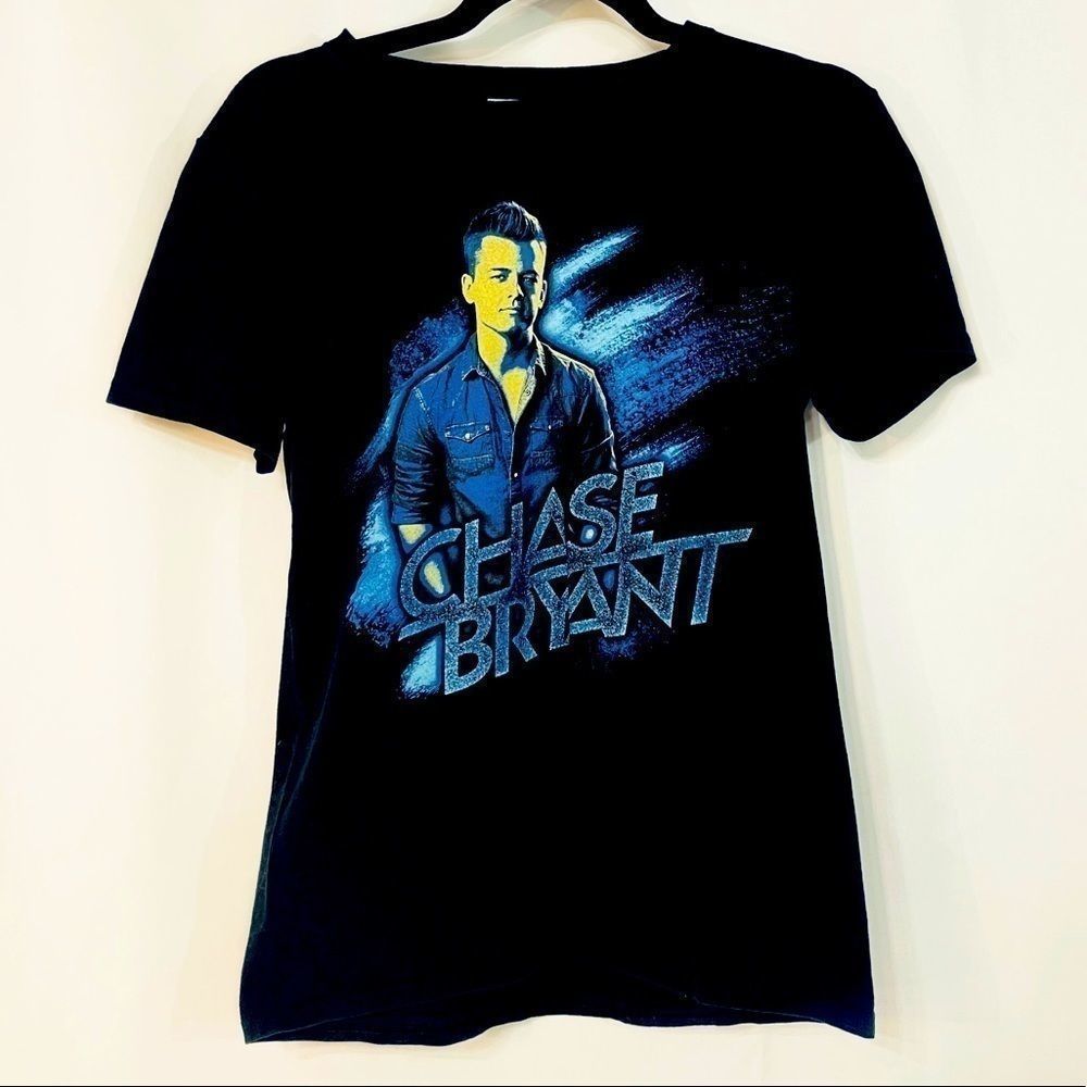 Chase Bryant Country Graphic Band Black T-shirt